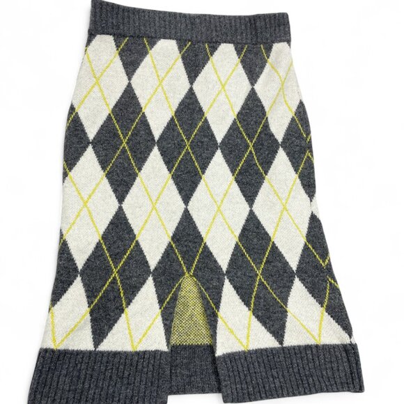 Pringle Of Scotland H&M Wool Blend Argyle Diamond Pattern Shirt Women's Large - Picture 3 of 10